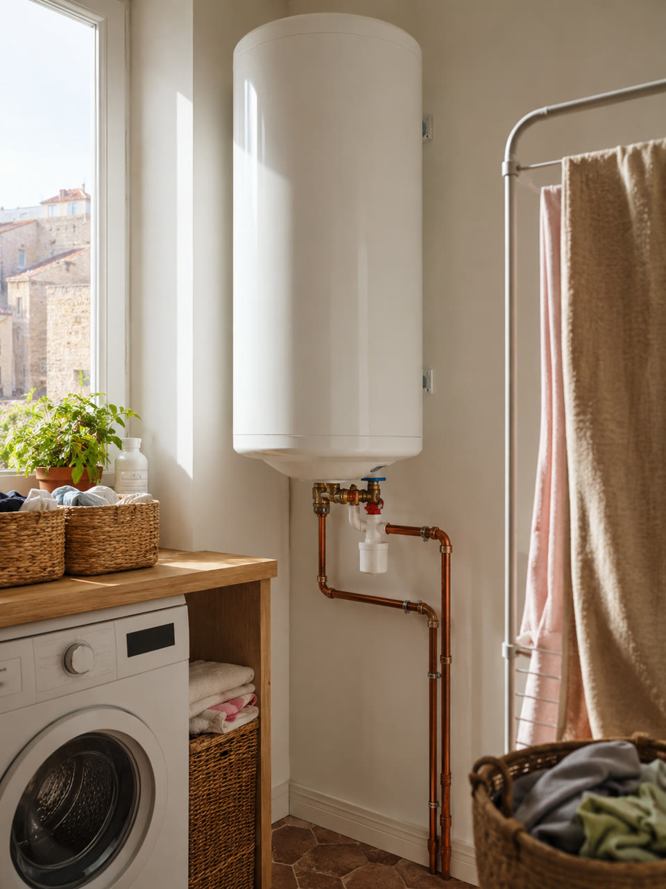 Installation et raccordement d'un chauffe-eau